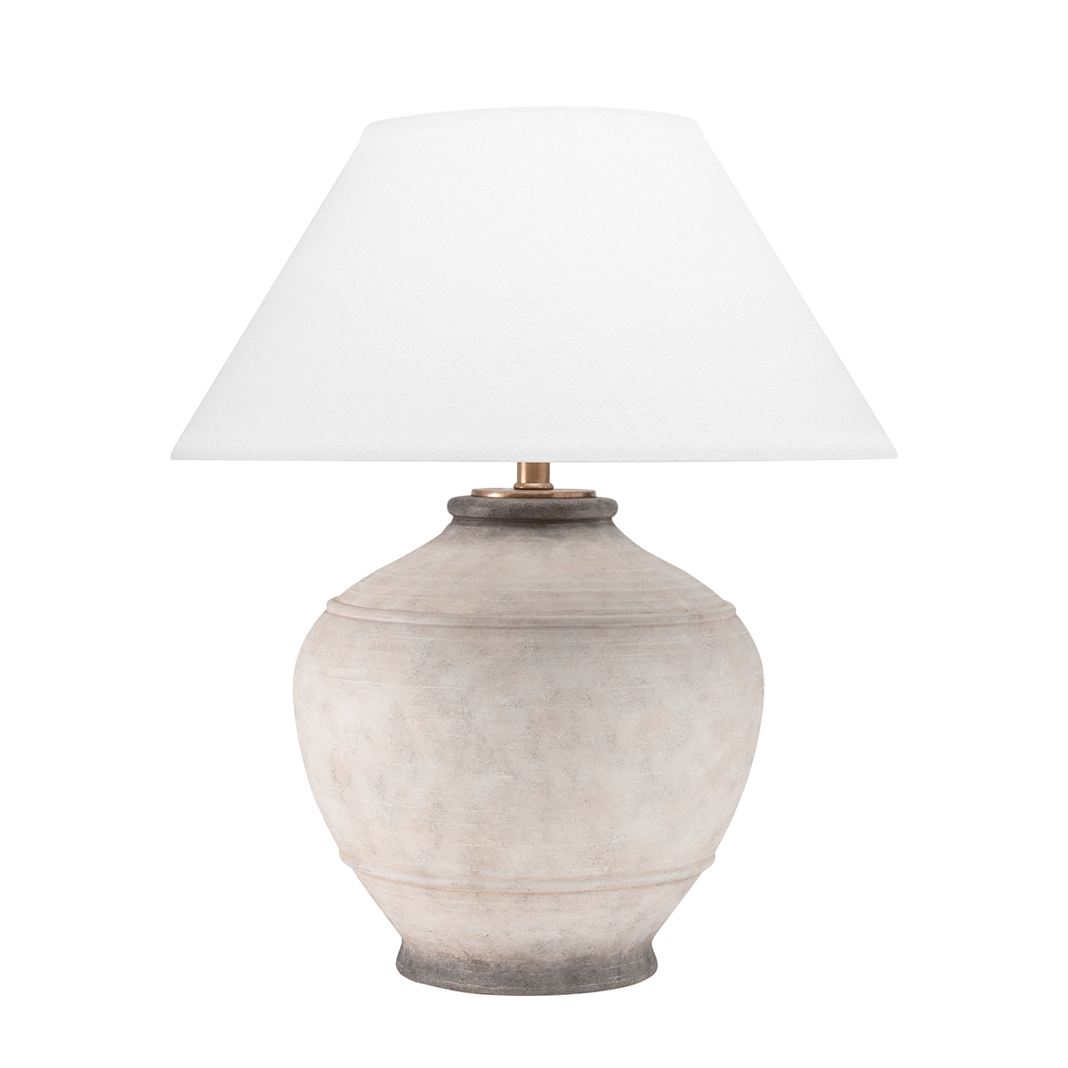 Malta Ceramic Table Lamp in Ash