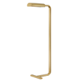 Renwick Swing Arm Floor Lamp in Aged Brass