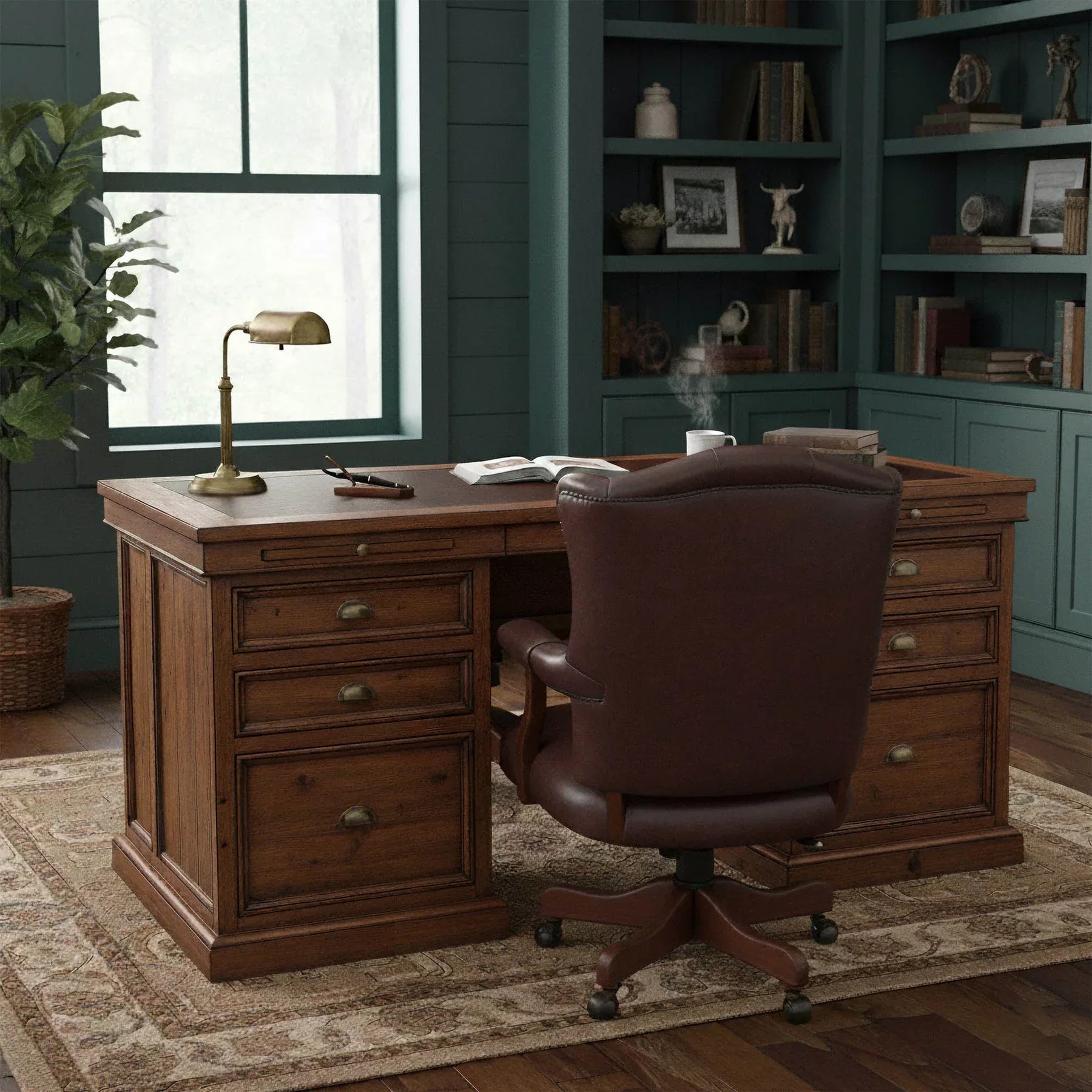 Lifestyle Double Desk