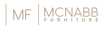 McNabb Furniture logo with 'MF' initials on a white background