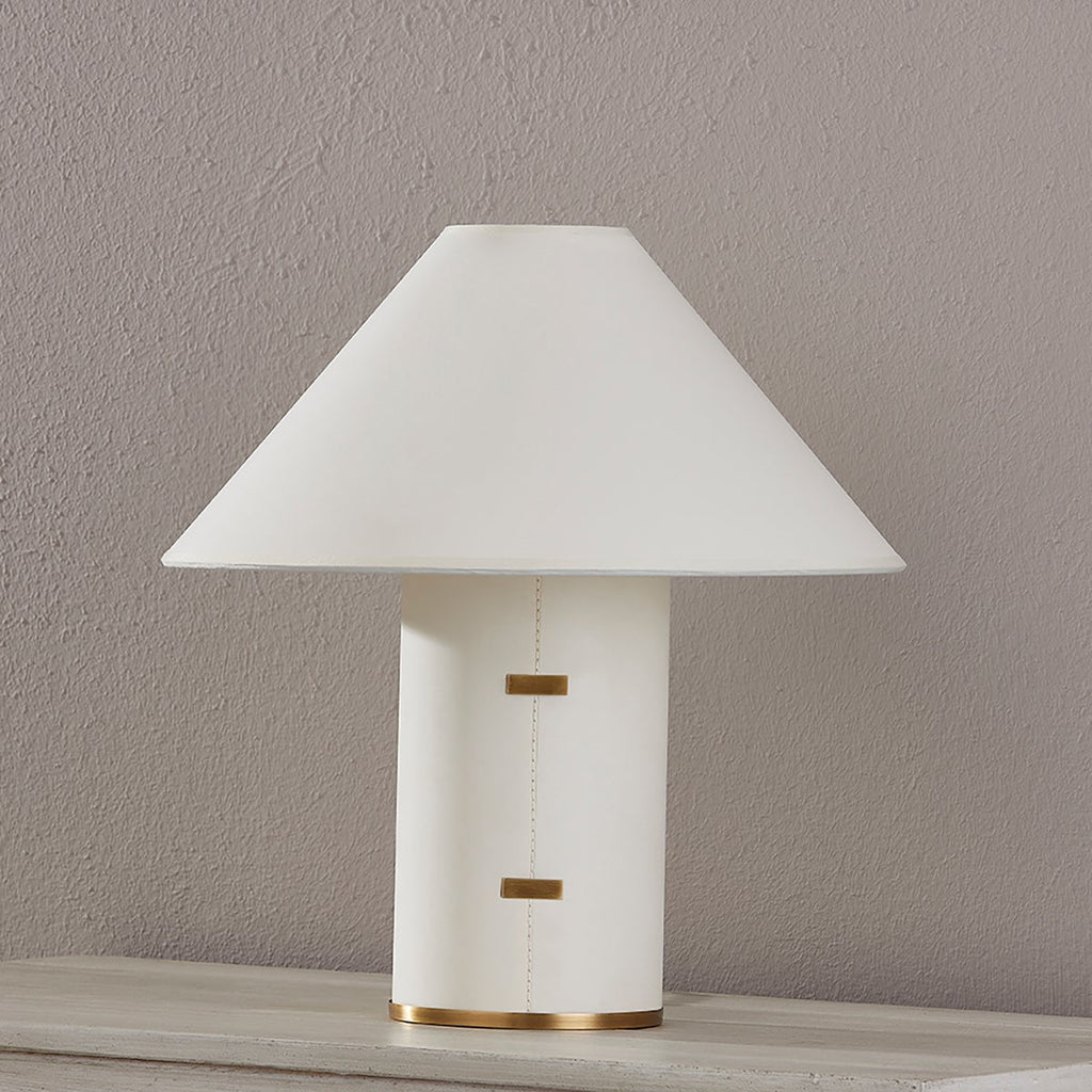 Bond Parchment Table Lamp detail view