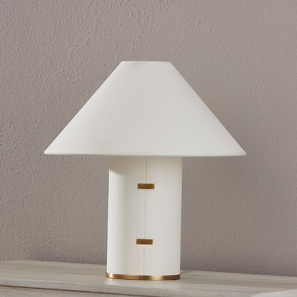 Bond Parchment Table Lamp detail view
