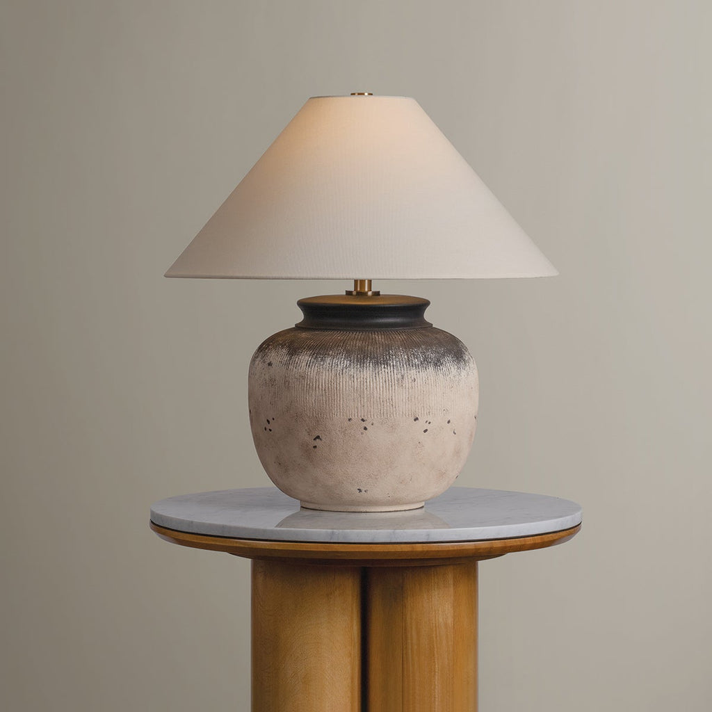 Unearthed Ceramic Table Lamp by Lauren Liess detail view