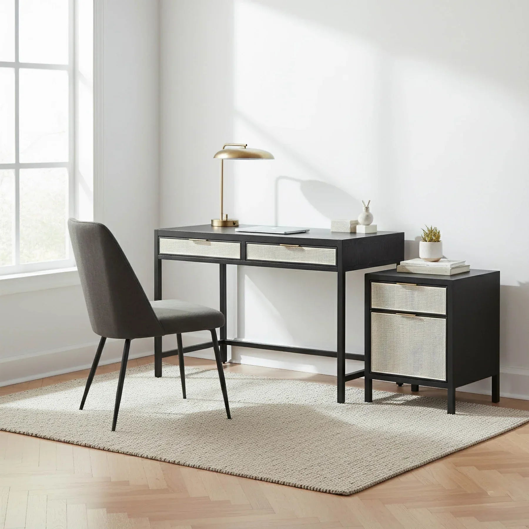 Rattan Desk