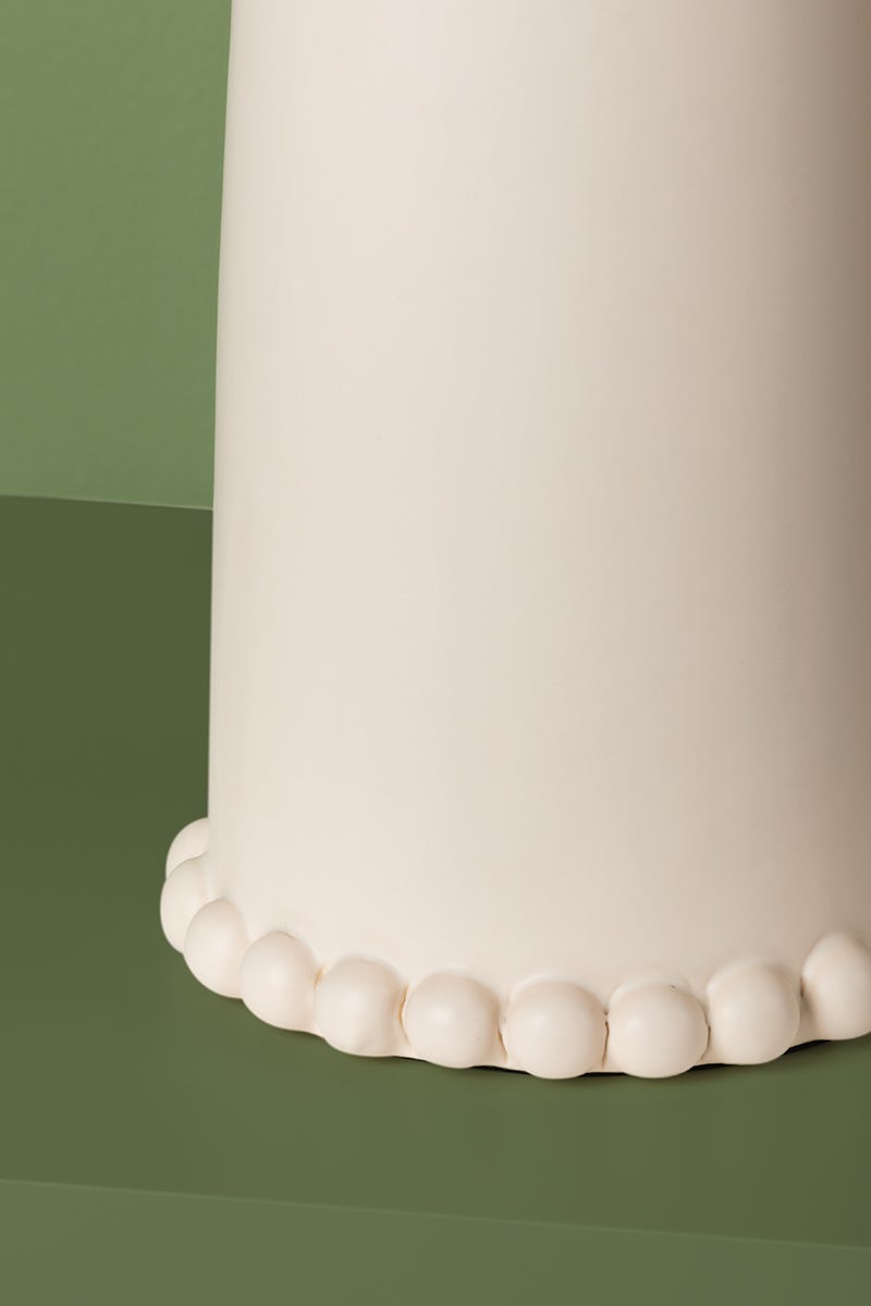Rhea Ceramic Table Lamp styled in a room 2