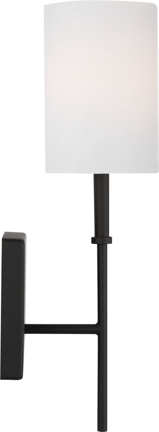 Foxdale Sconce in Midnight Black