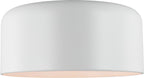 Malone Large Flush Mount in Matte White