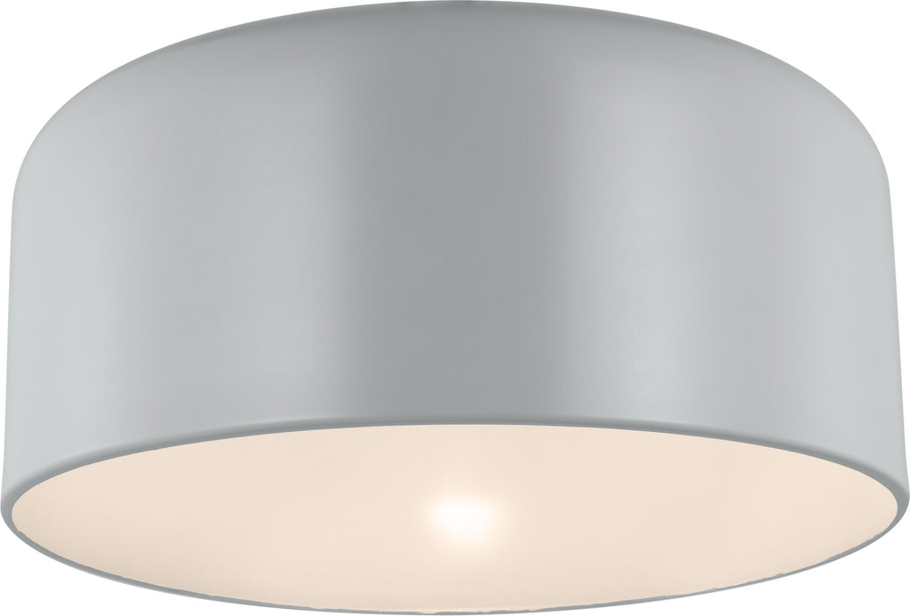 Malone Large Flush Mount in Matte Grey