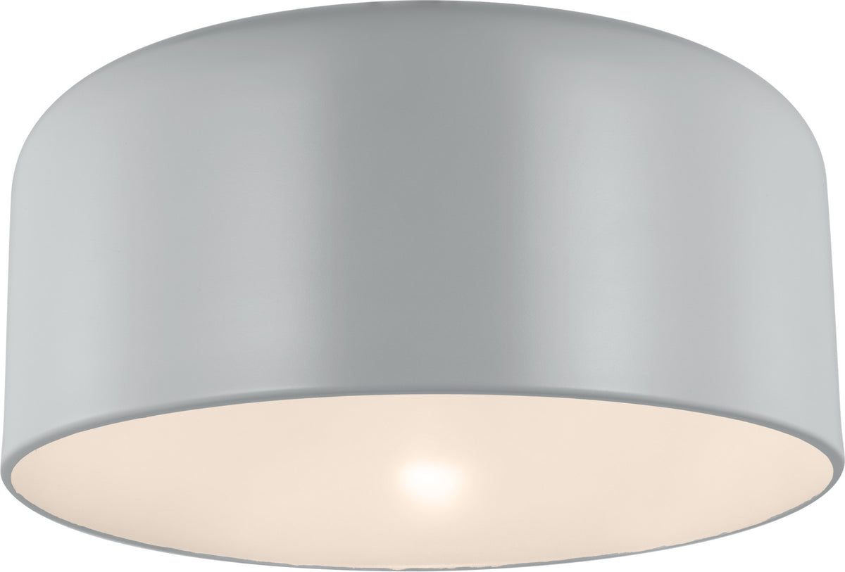 Malone Large Flush Mount in Matte Grey