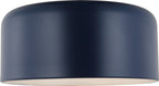 Malone Large Flush Mount in Navy