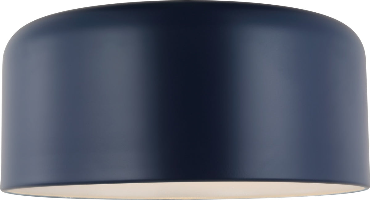 Malone Large Flush Mount in Navy