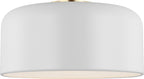 Malone Medium Flush Mount in Matte White