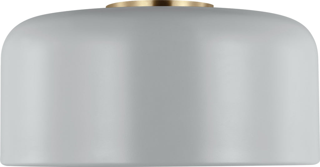 Malone Medium Flush Mount in Matte Grey