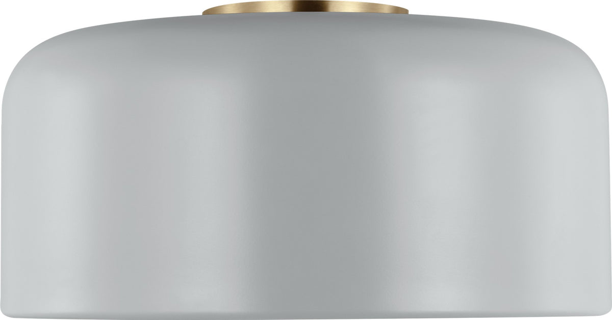 Malone Medium Flush Mount in Matte Grey