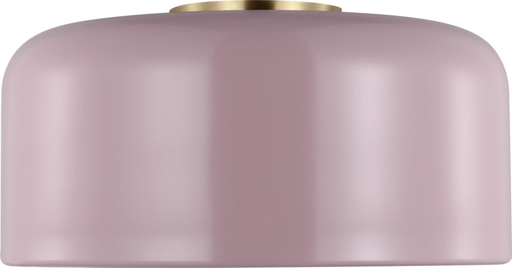 Malone Medium Flush Mount in Rose