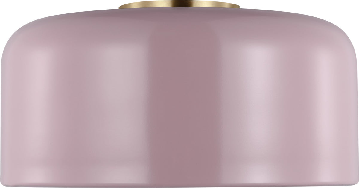 Malone Medium Flush Mount in Rose