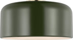 Malone Medium Flush Mount in Olive