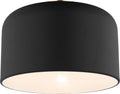 Malone Small Flush Mount in Midnight Black