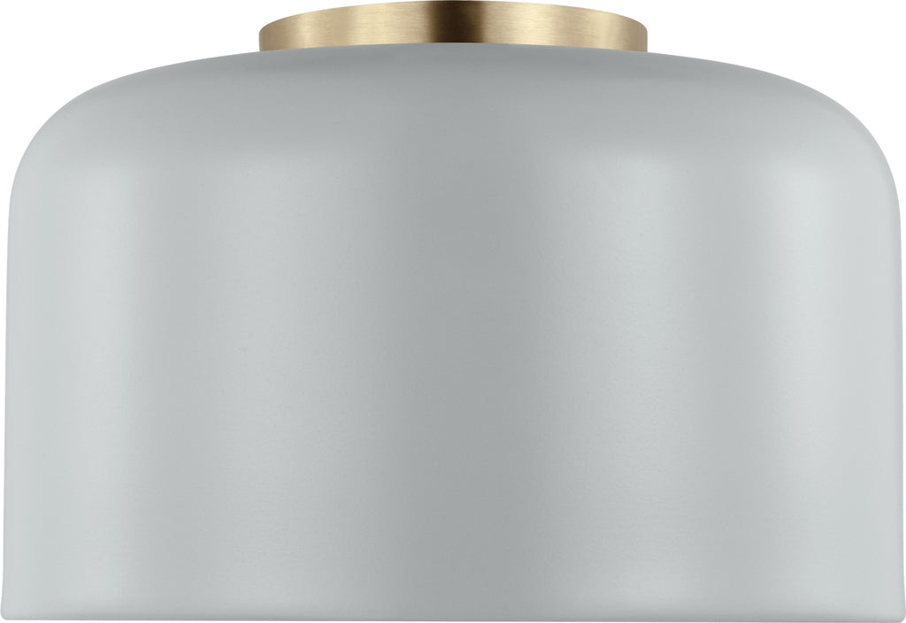 Malone Small Flush Mount in Matte Grey