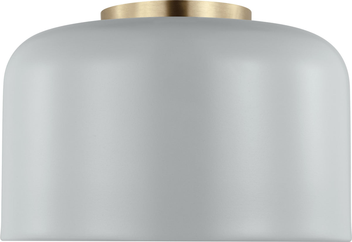 Malone Small Flush Mount in Matte Grey