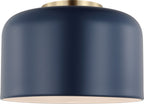 Malone Small Flush Mount in Navy