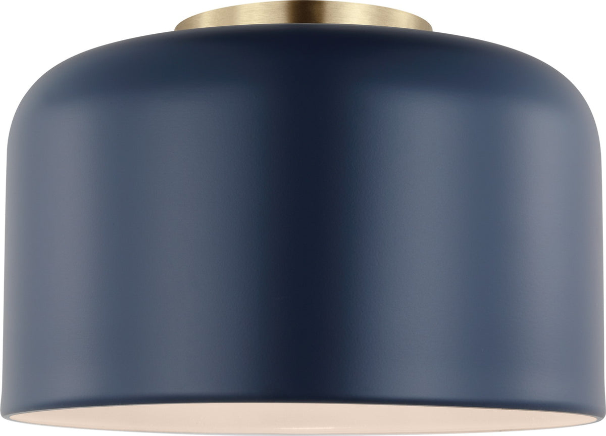 Malone Small Flush Mount in Navy