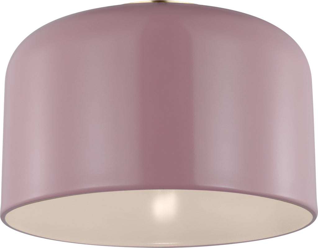 Malone Small Flush Mount in Rose