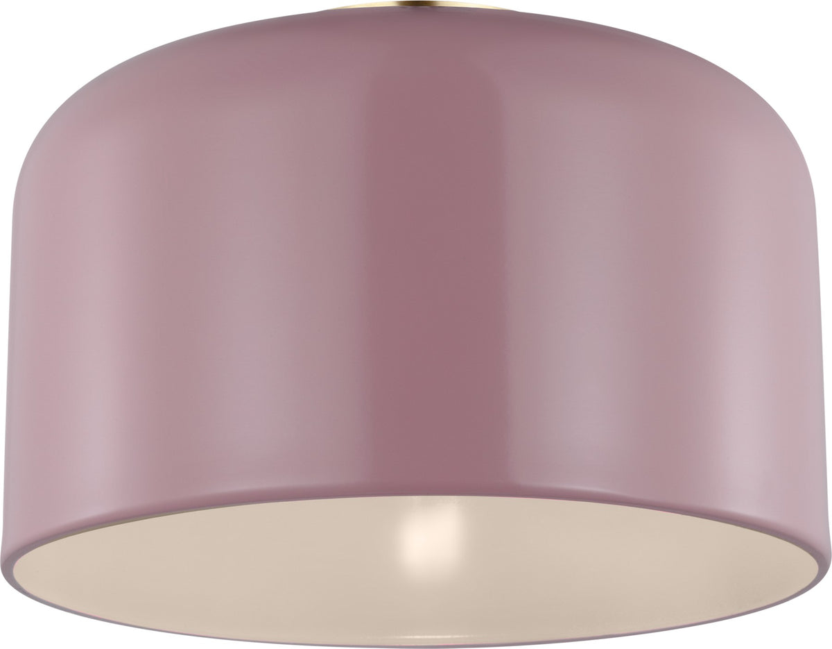 Malone Small Flush Mount in Rose