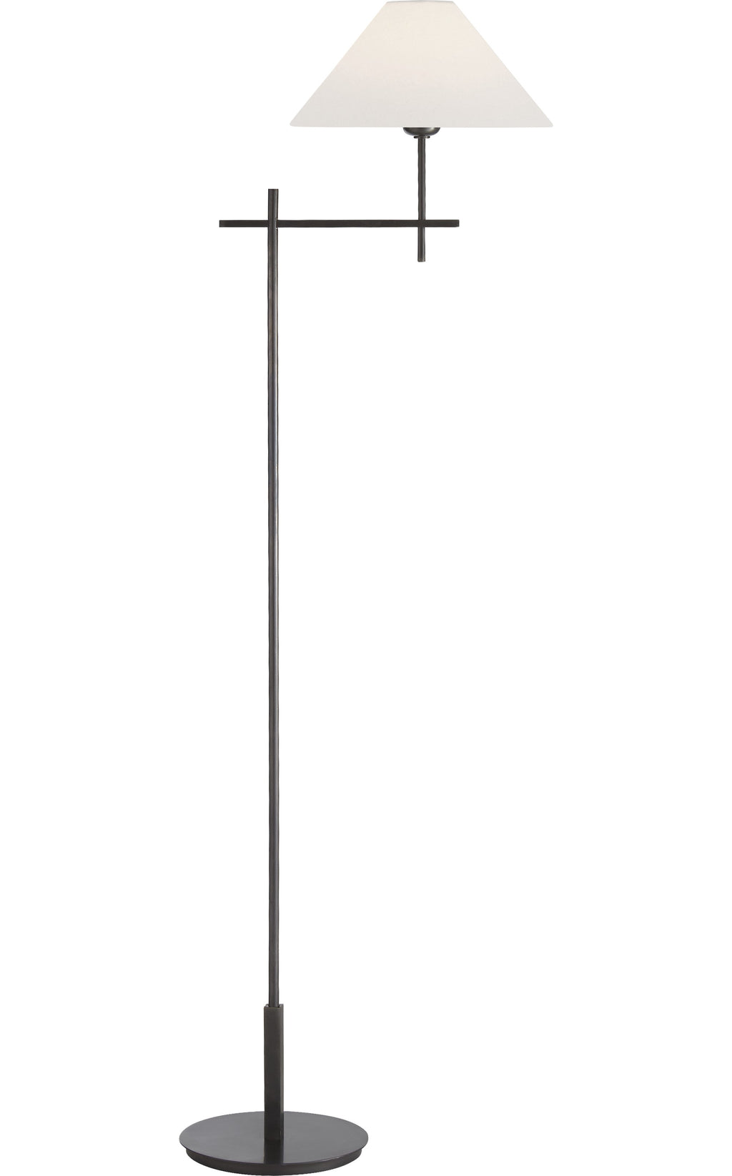 Hackney Bridge Arm Floor Lamp by J. Randall Powers in Bronze