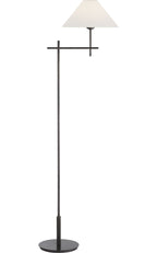 Hackney Bridge Arm Floor Lamp by J. Randall Powers in Bronze