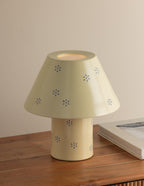 Seraphine Rechargeable Ceramic Table Lamp styled in a room