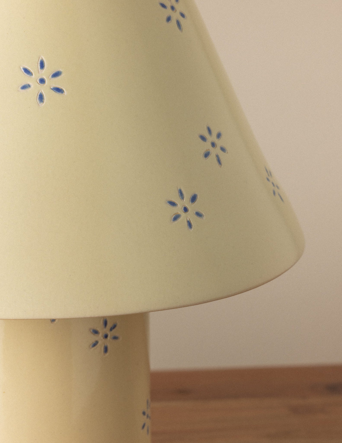 Seraphine Rechargeable Ceramic Table Lamp styled in a room 3