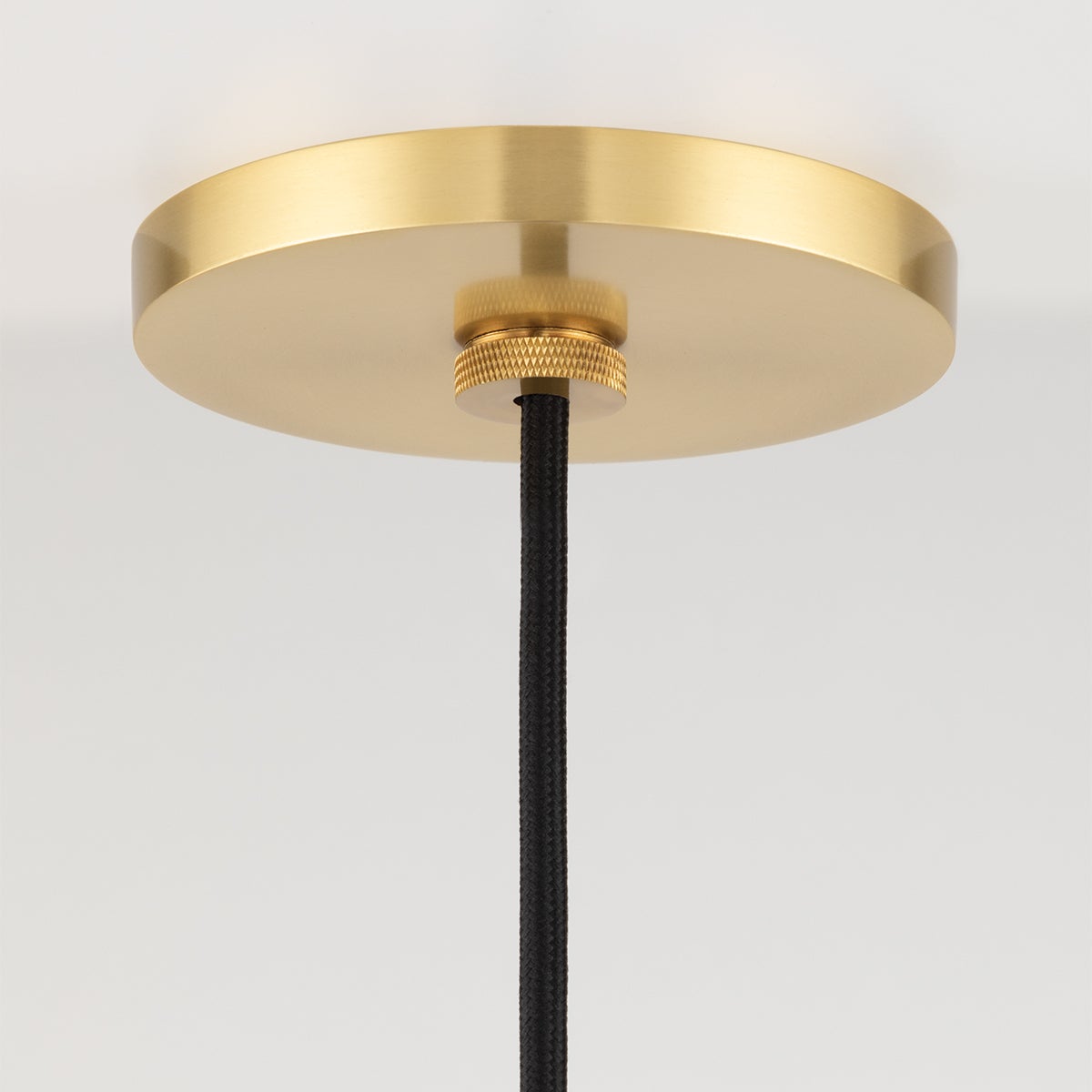 Stella frosted globe pendant detail