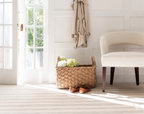 Swedish Stripe Handwoven Cotton Rug
