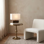 Romina Brass Accent Table