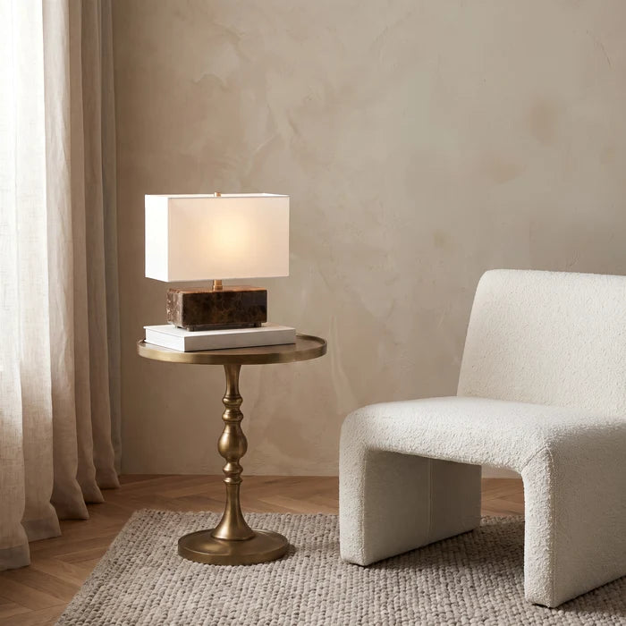 Romina Brass Accent Table