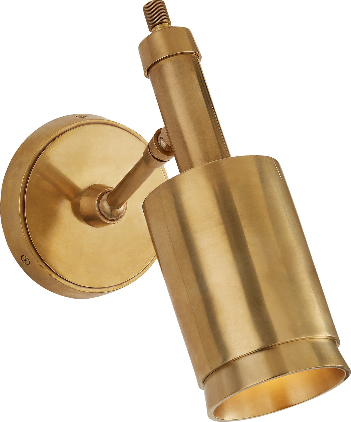 Anders Small Articulating Wall Light in Hand-Rubbed Antique Brass