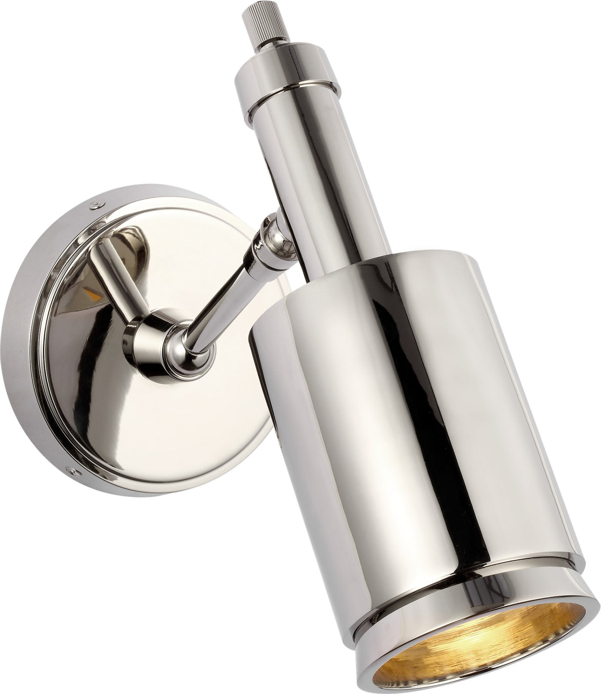 Anders Small Articulating Wall Light in Polished Nickel