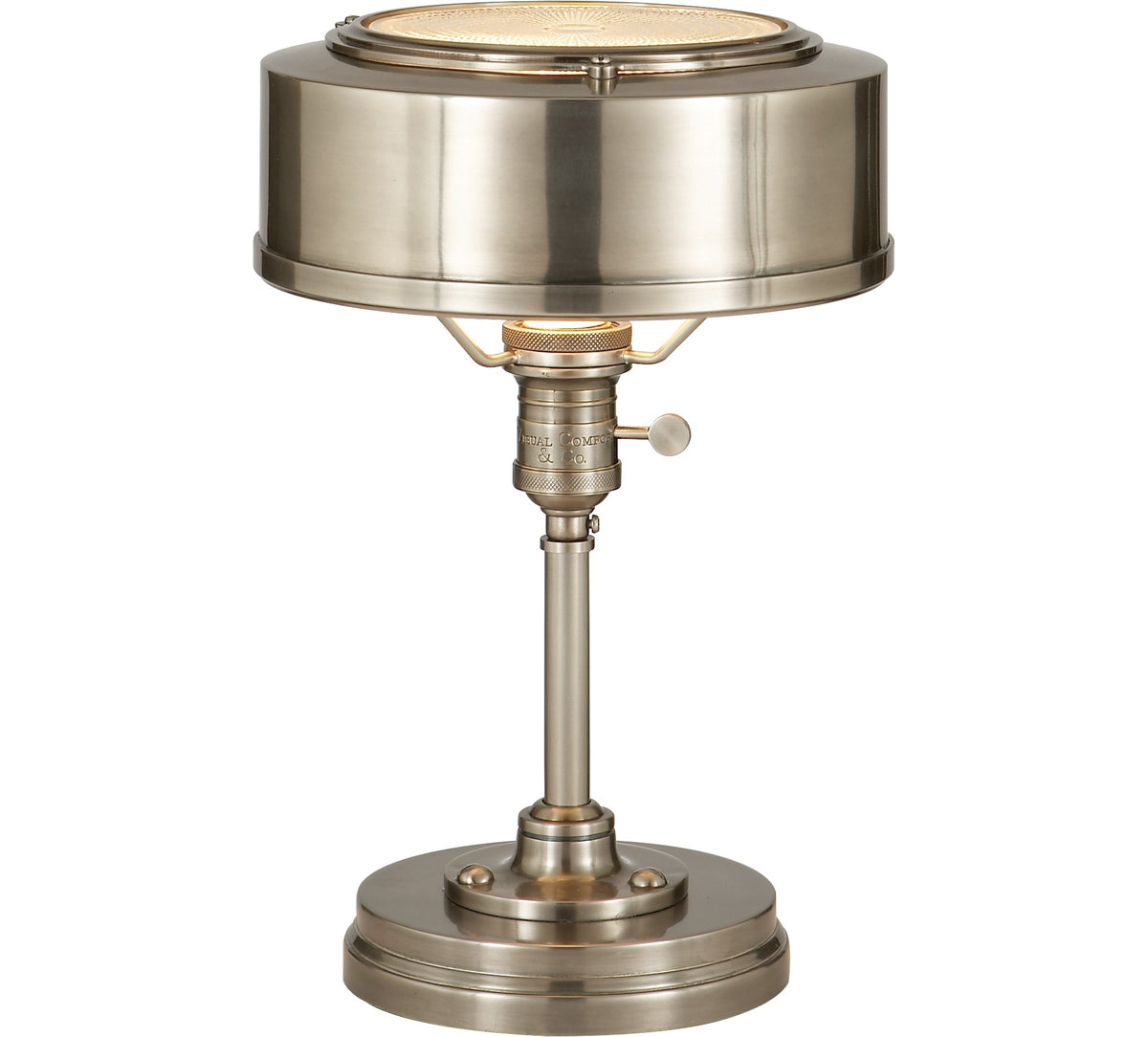 Henley Task Lamp by Thomas O'Brien in Antique Nickel