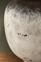 Unearthed Ceramic Table Lamp by Lauren Liess styled in a room