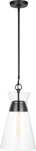 Atlantic Slim Pendant in Aged Iron