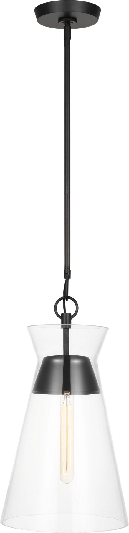 Atlantic Slim Pendant in Aged Iron