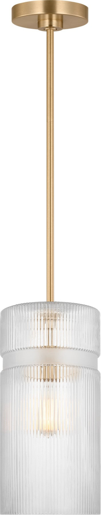 Liouet Small Pendant in Satin Brass
