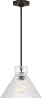 Liouet Medium Pendant in Midnight Black
