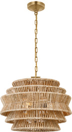 Antigua Small Drum Chandelier by Visual Comfort