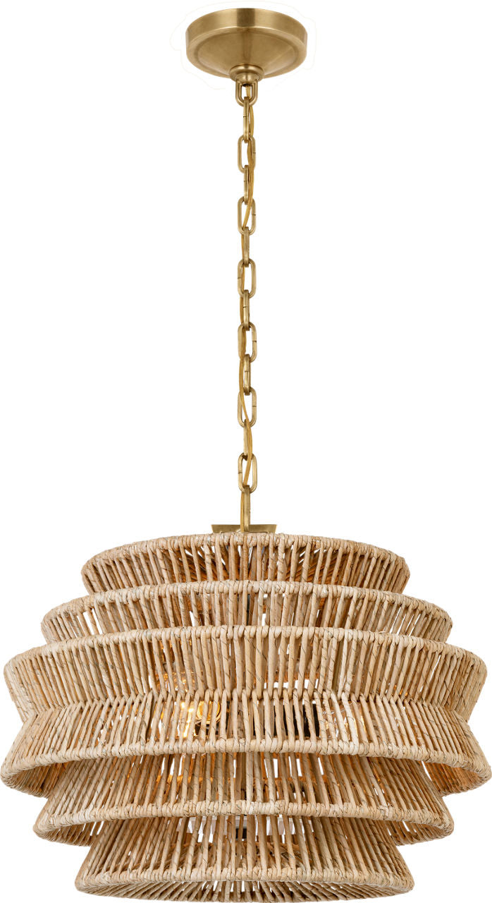 Antigua Small Drum Chandelier by Visual Comfort