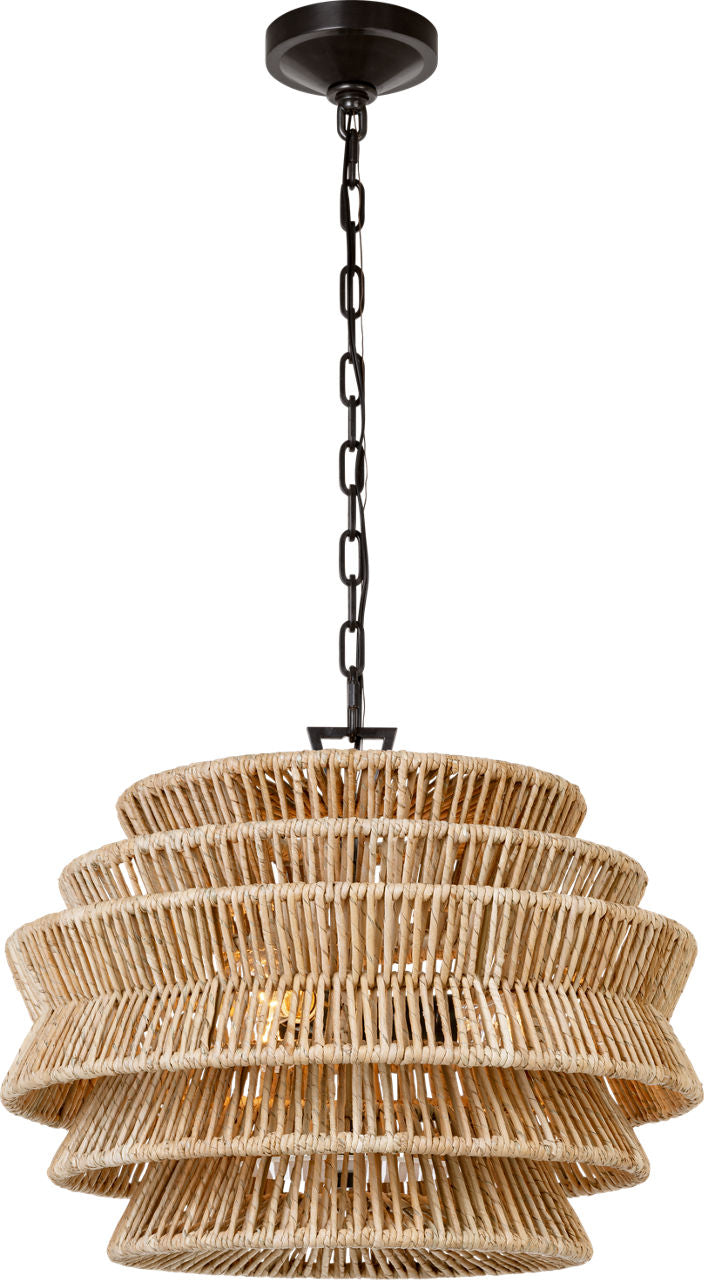 Antigua Small Drum Chandelier by Visual Comfort - view 5
