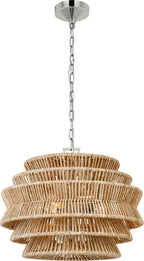 Antigua Small Drum Chandelier by Visual Comfort - view 6