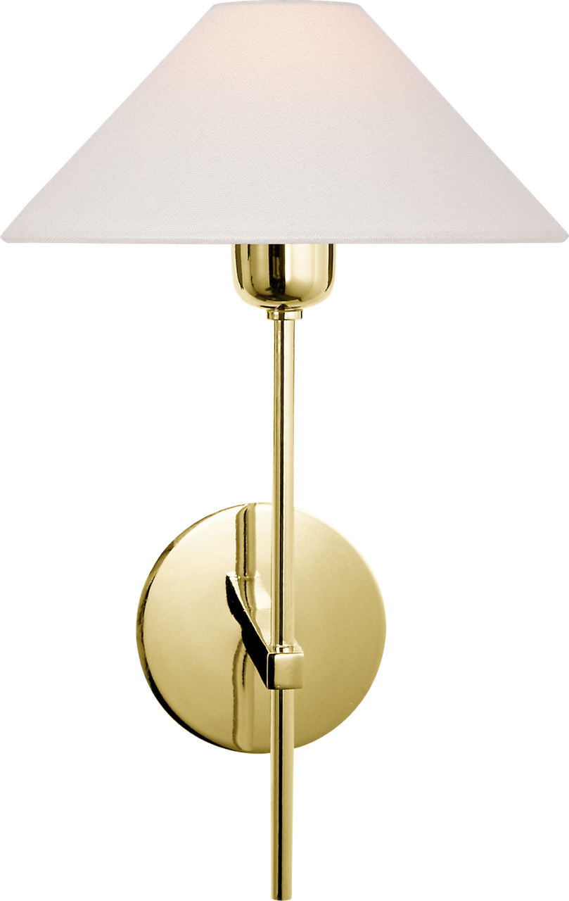 Hackney Sconce by Visual Comfort - Polished Brass