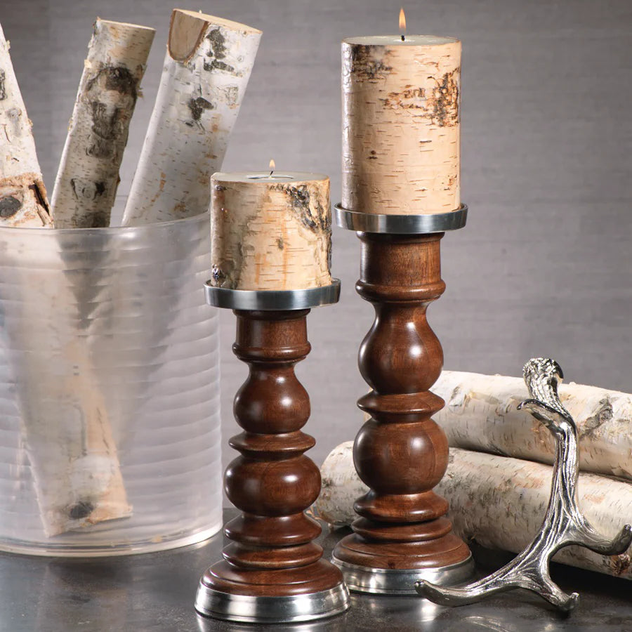 Birchwood Scented Pillar Candle - 4x6
